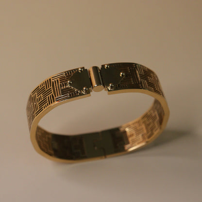 Auric Maze Cuff Bracelet