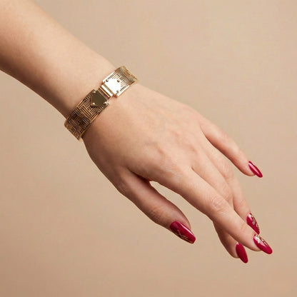 Auric Maze Cuff Bracelet