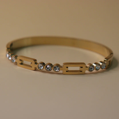 Orion Gold-Tone Crystal Bracelet