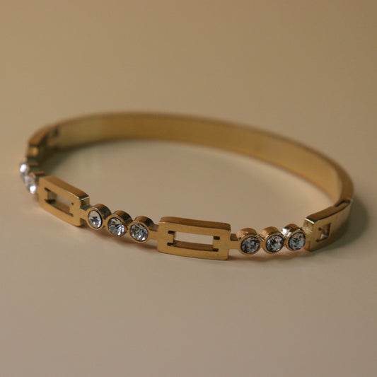 Orion Gold-Tone Crystal Bracelet