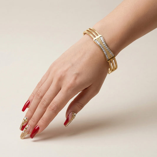 Golden Horizon Triple Bracelet