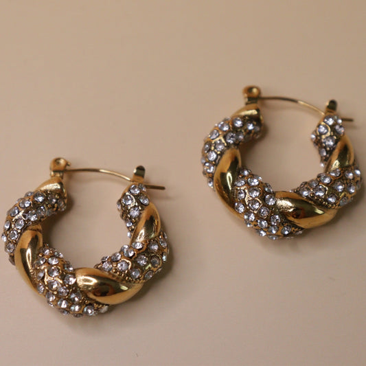 Twisted Glam Earrings