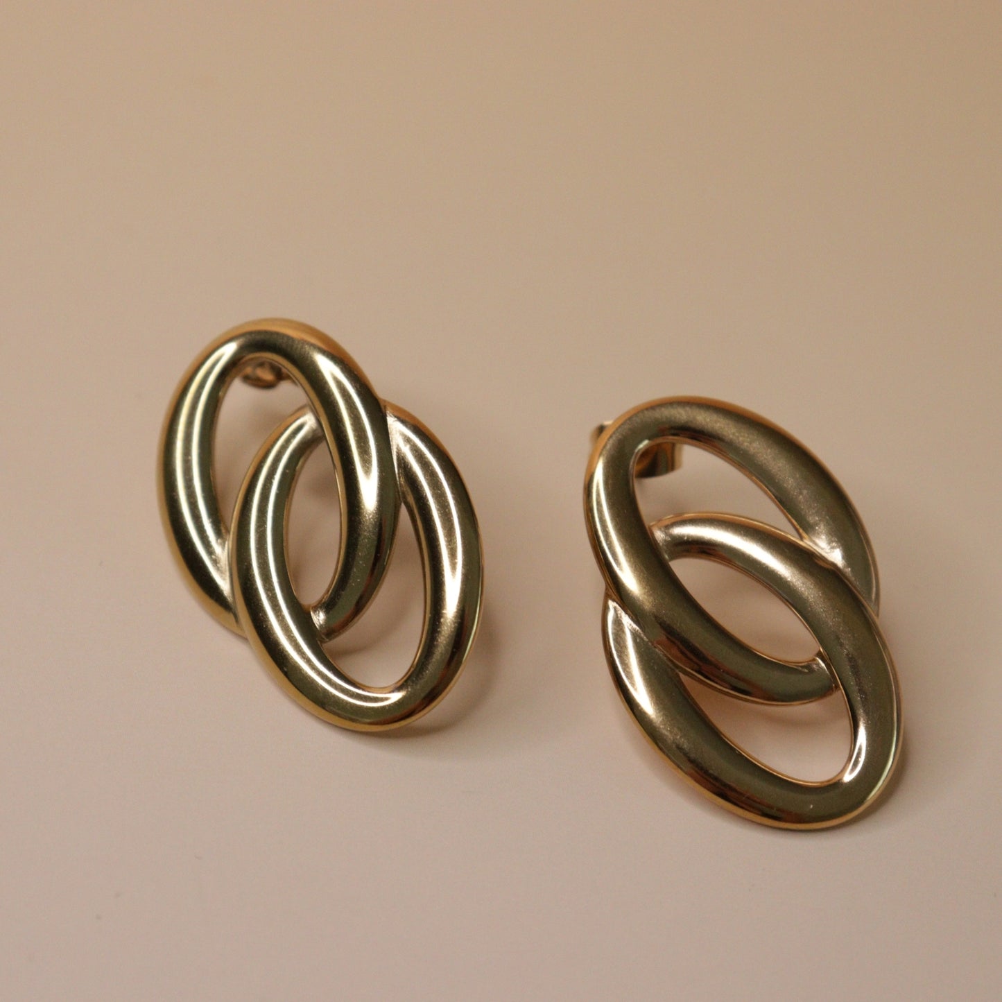 Dual Loop Statement Earrings