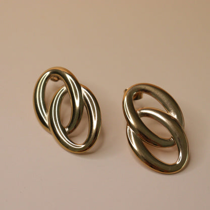 Dual Loop Statement Earrings