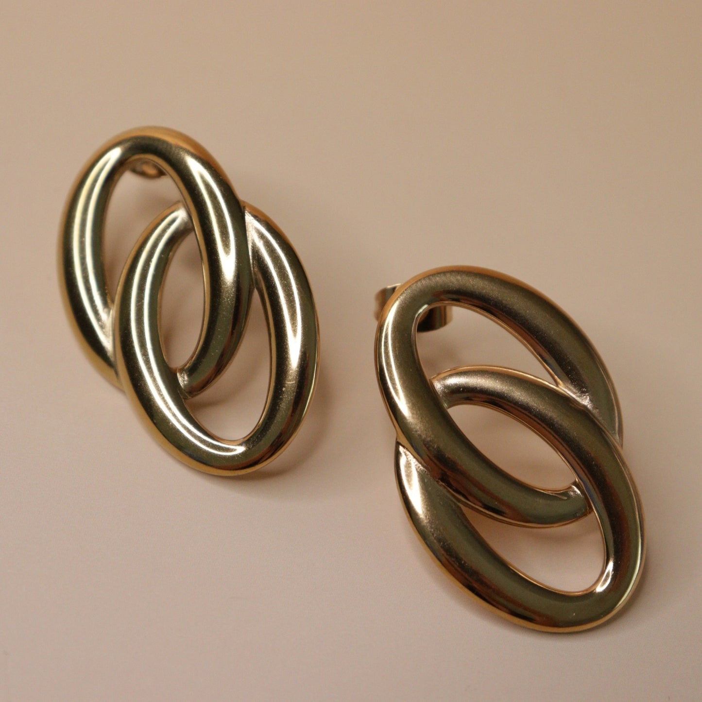 Dual Loop Statement Earrings