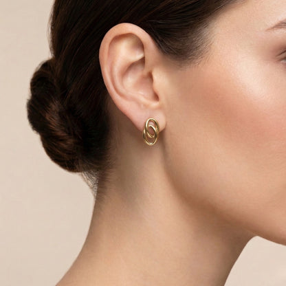 Dual Loop Statement Earrings