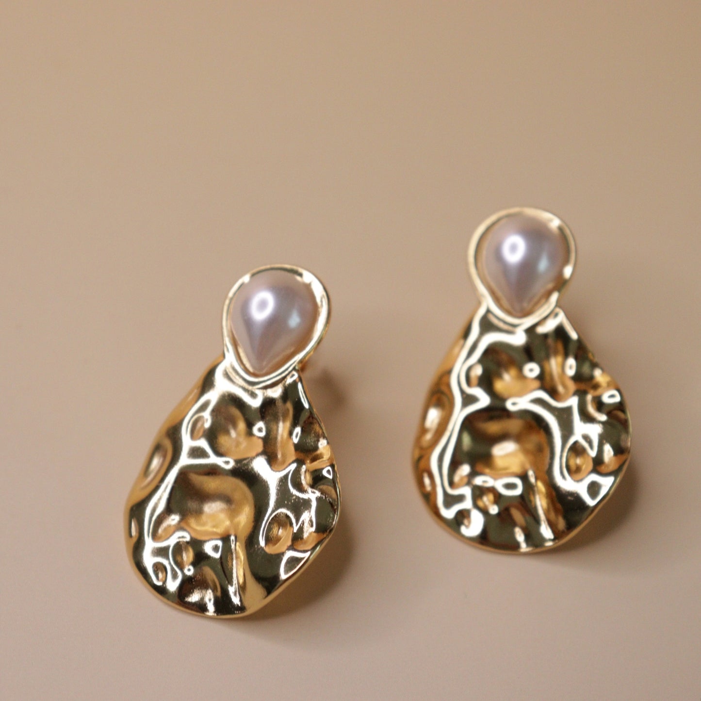 Gilded Magma Drops Earrings