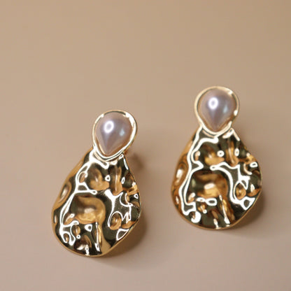 Gilded Magma Drops Earrings