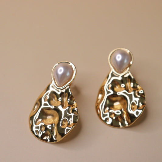 Gilded Magma Drops Earrings