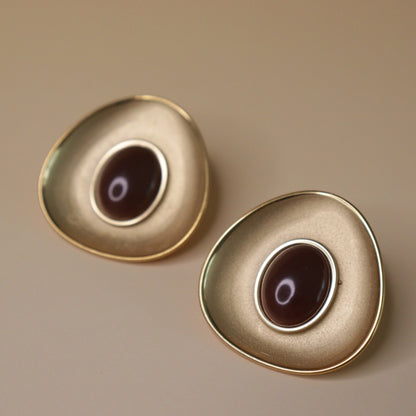 Modernist Shield Earrings