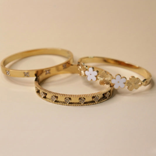 Charm Trio Bracelet Stack