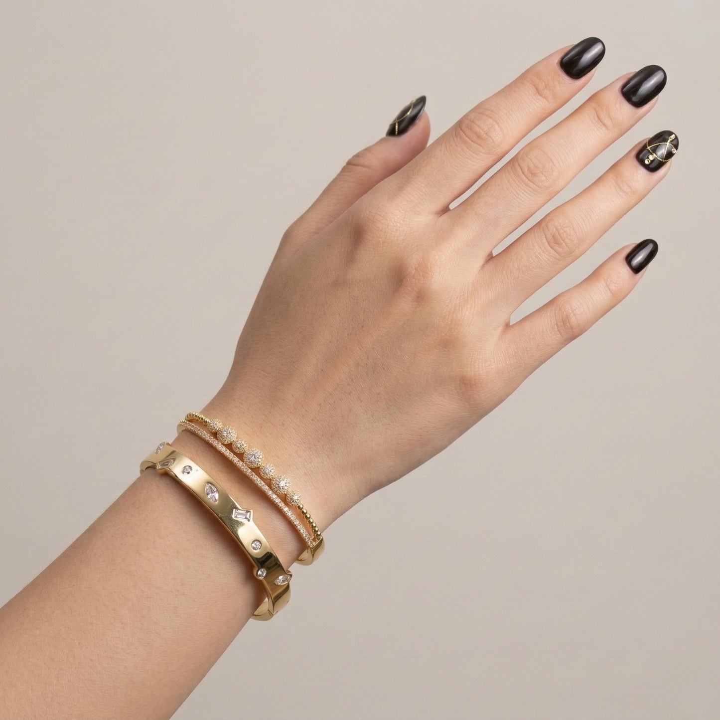 Cosmic Glow Bracelet Stack