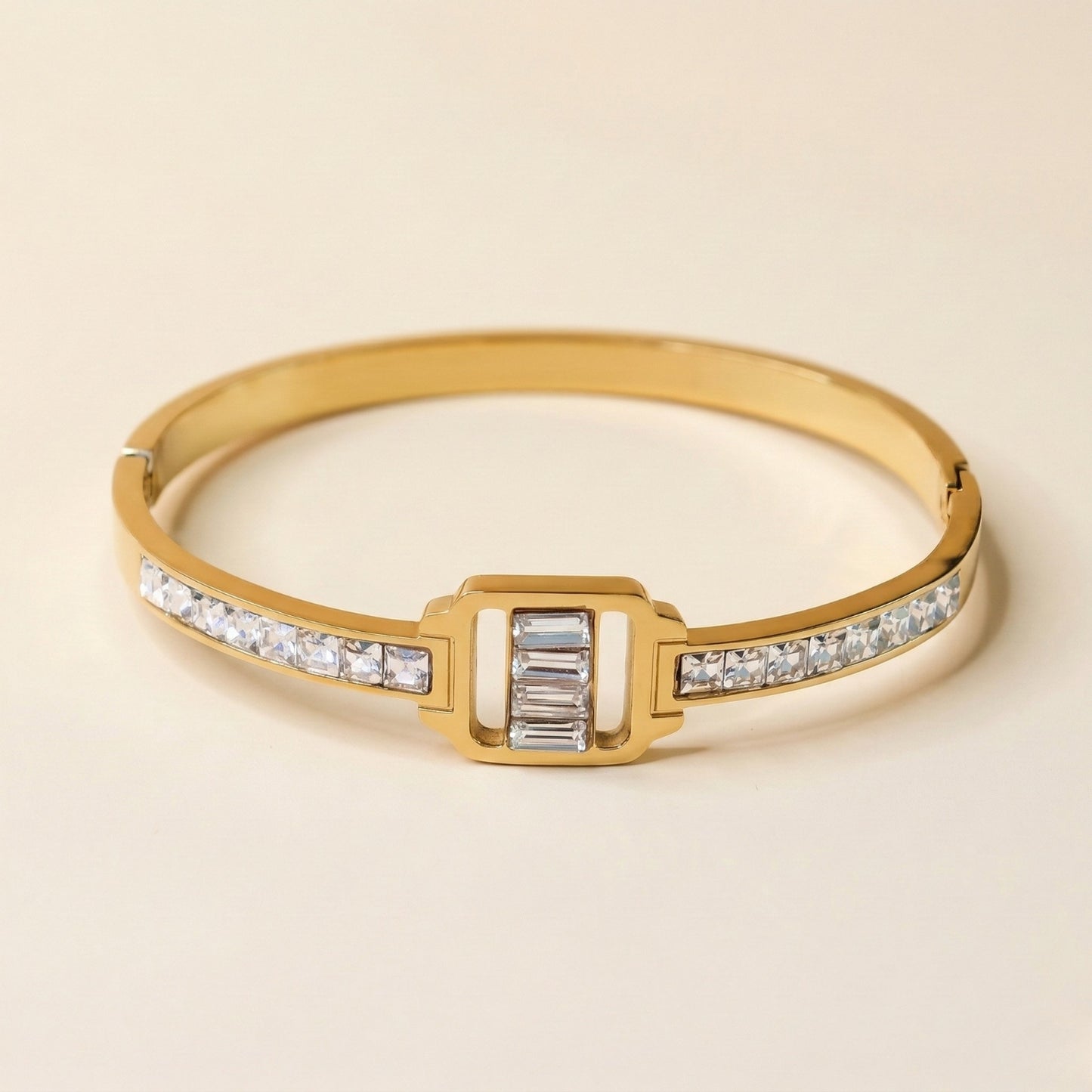 Gold Horizon Bracelet Stack