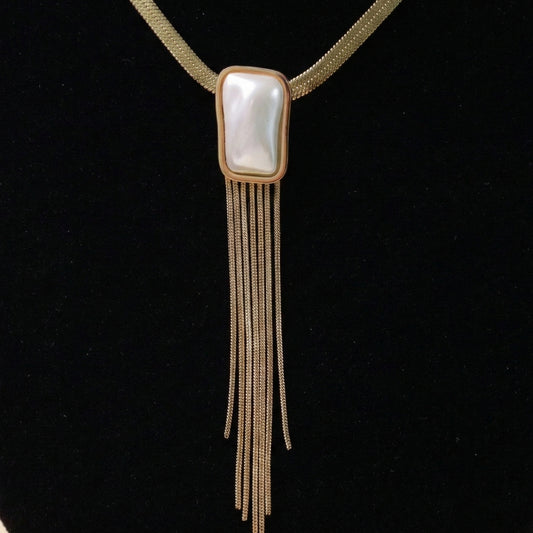 Tassel Pearl Neck Chain