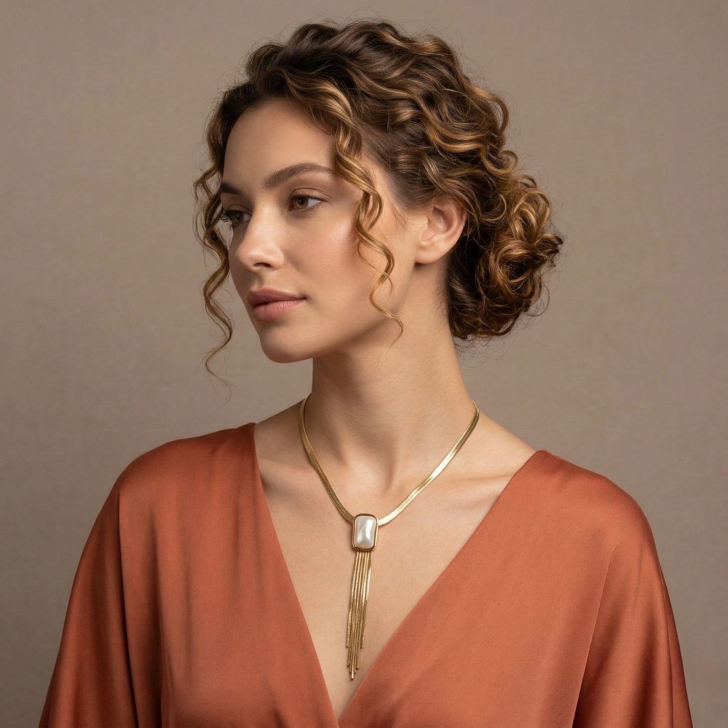 Tassel Pearl Neck Chain