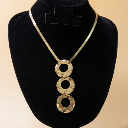 Golden Orbit Neck Chain