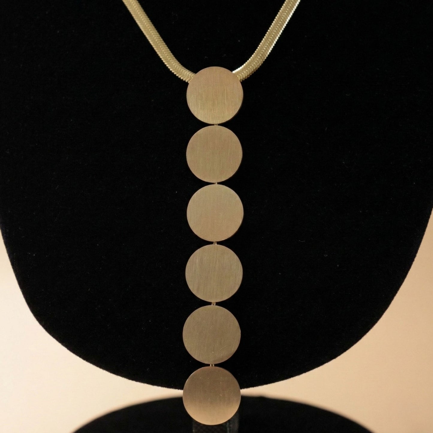 Disc Drop Neck Chain