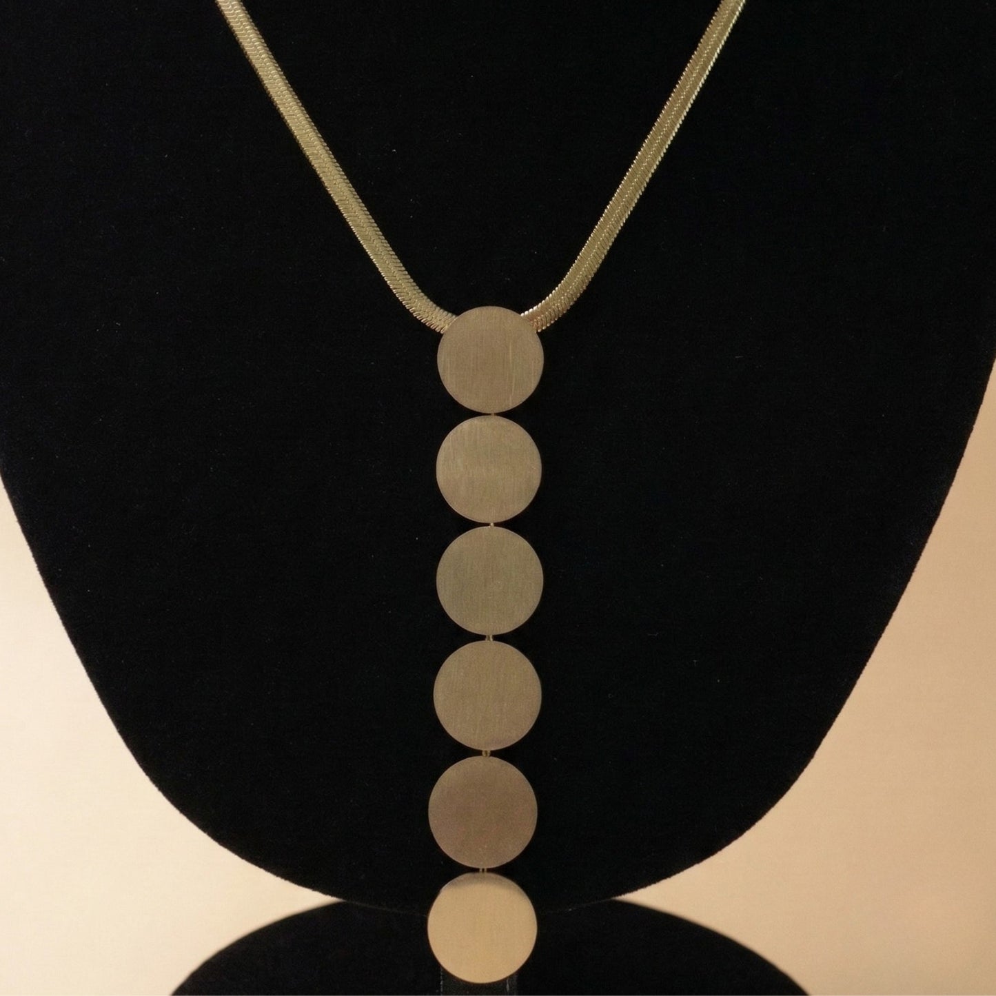 Disc Drop Neck Chain