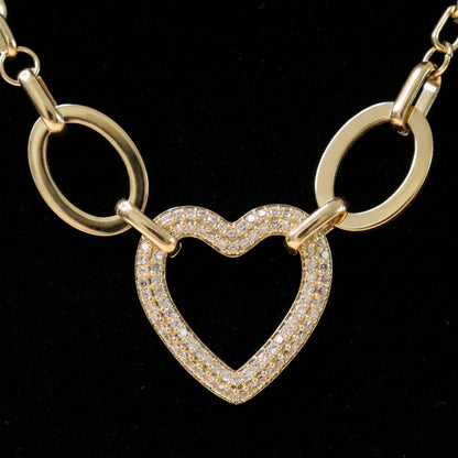Sparkle Heart Neck Chain