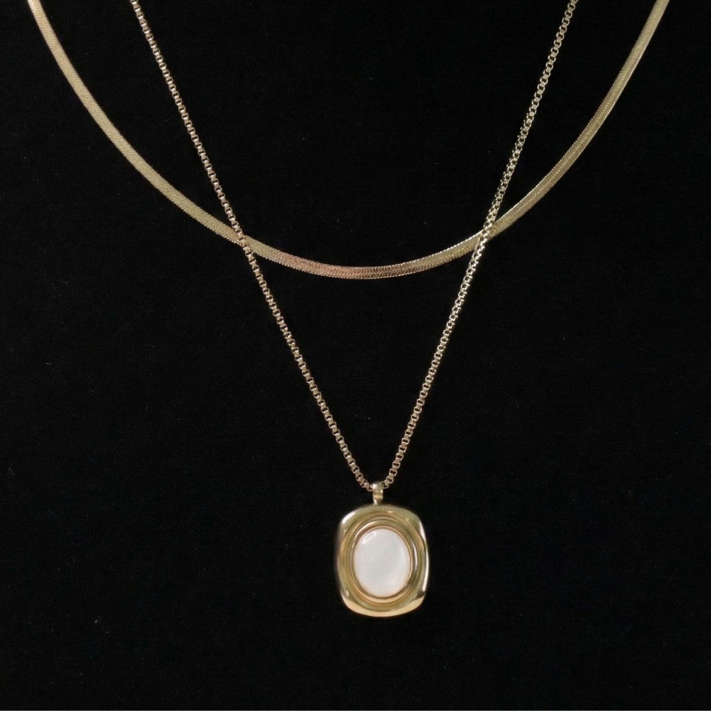 Golden Mirage Layered Neck Chain