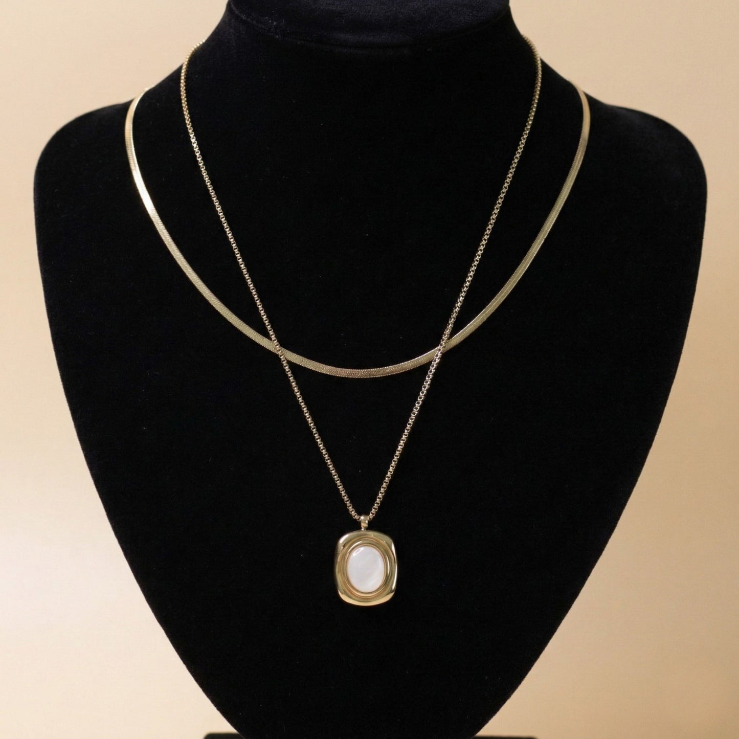 Golden Mirage Layered Neck Chain