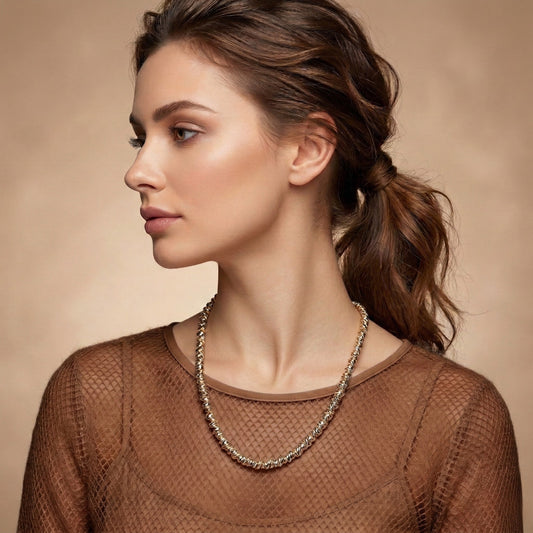 Gilded Helix Neck Chain