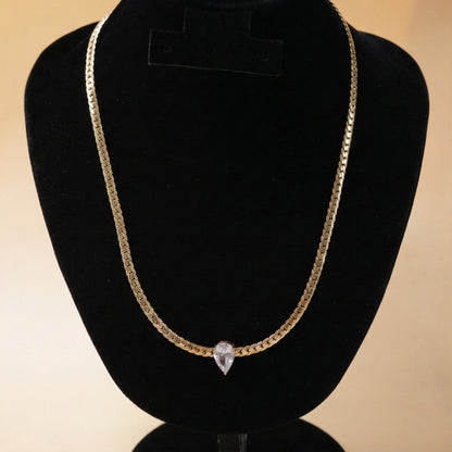 Golden Pear Neck Chain