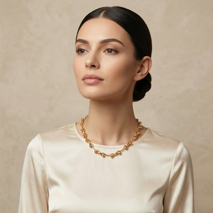 Beaded Flow Neck Chain