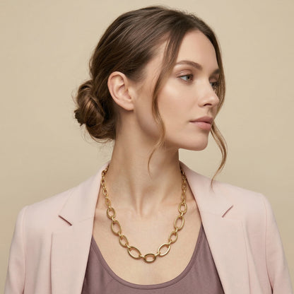Elliptical Bold Neck Chain