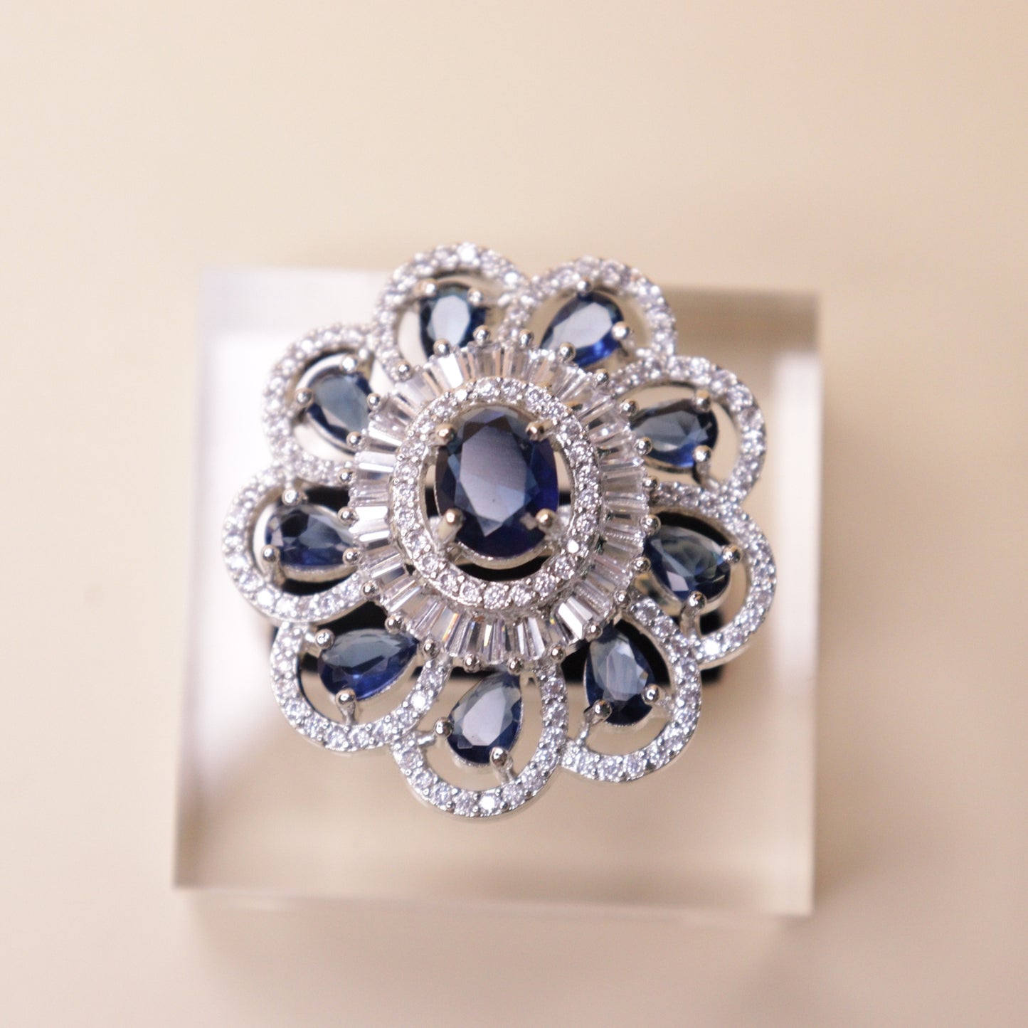 Floravelle Crystal Ring