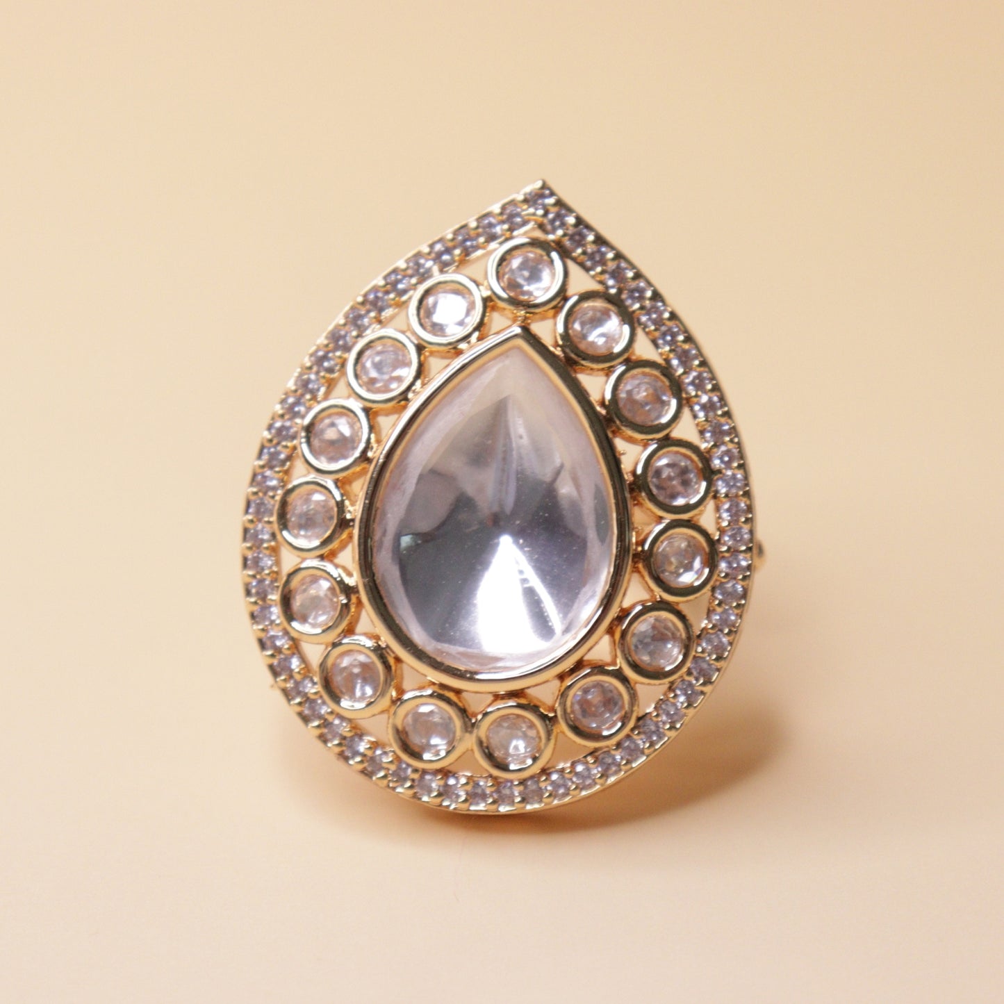 Crystal Drop Ring