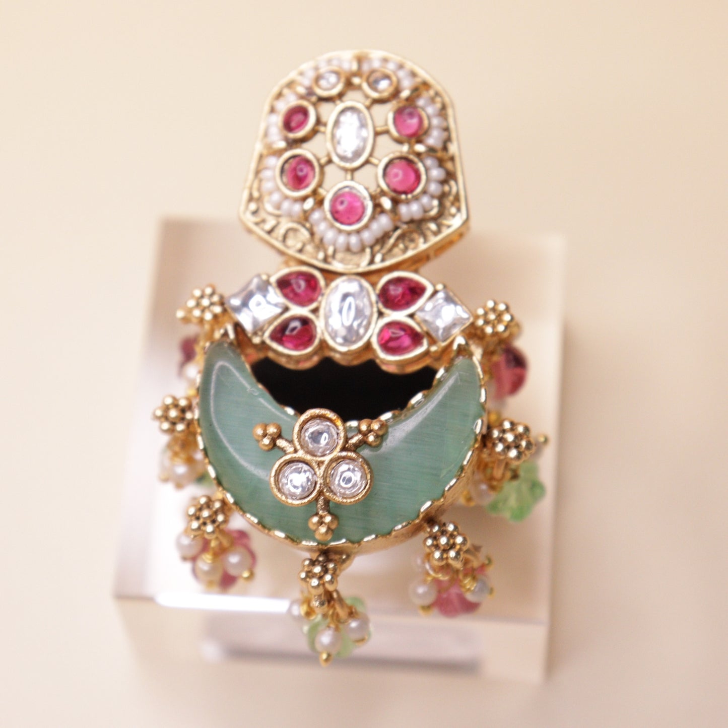 Nawabi Moonlit Ring