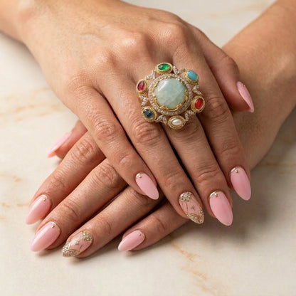 Aurora Crown Gem Ring