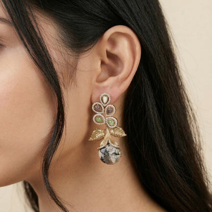 Flora-Drop Earrings