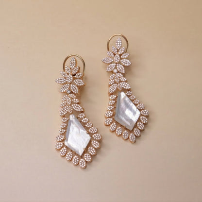 Luminous Bloom Dangles Earrings