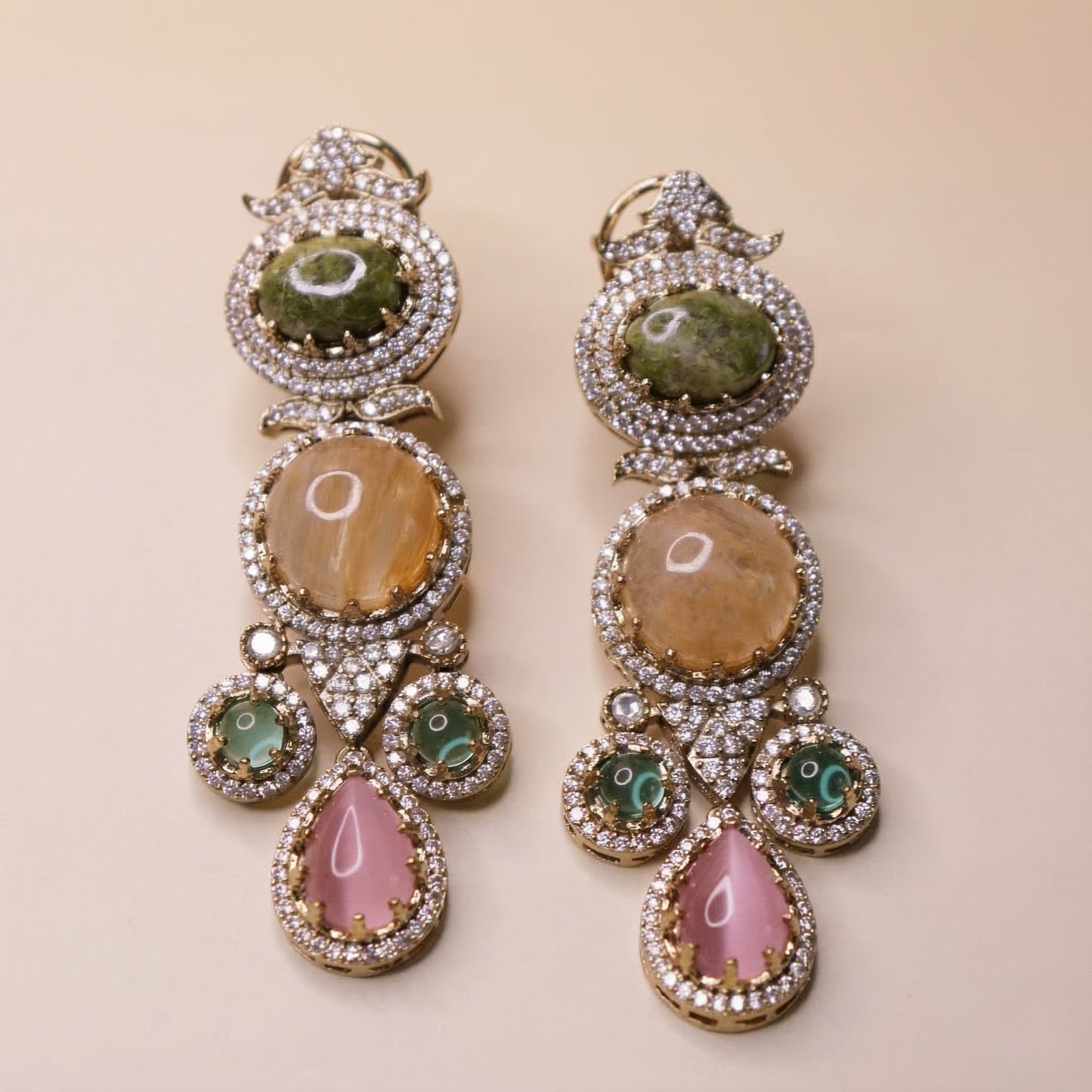 Multi-Tiered Earrings