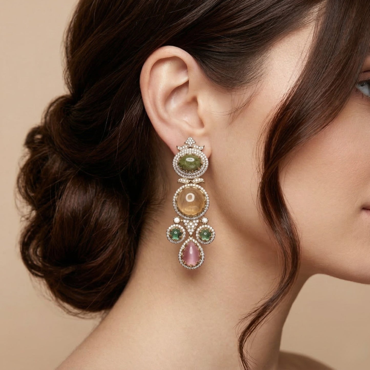 Multi-Tiered Earrings