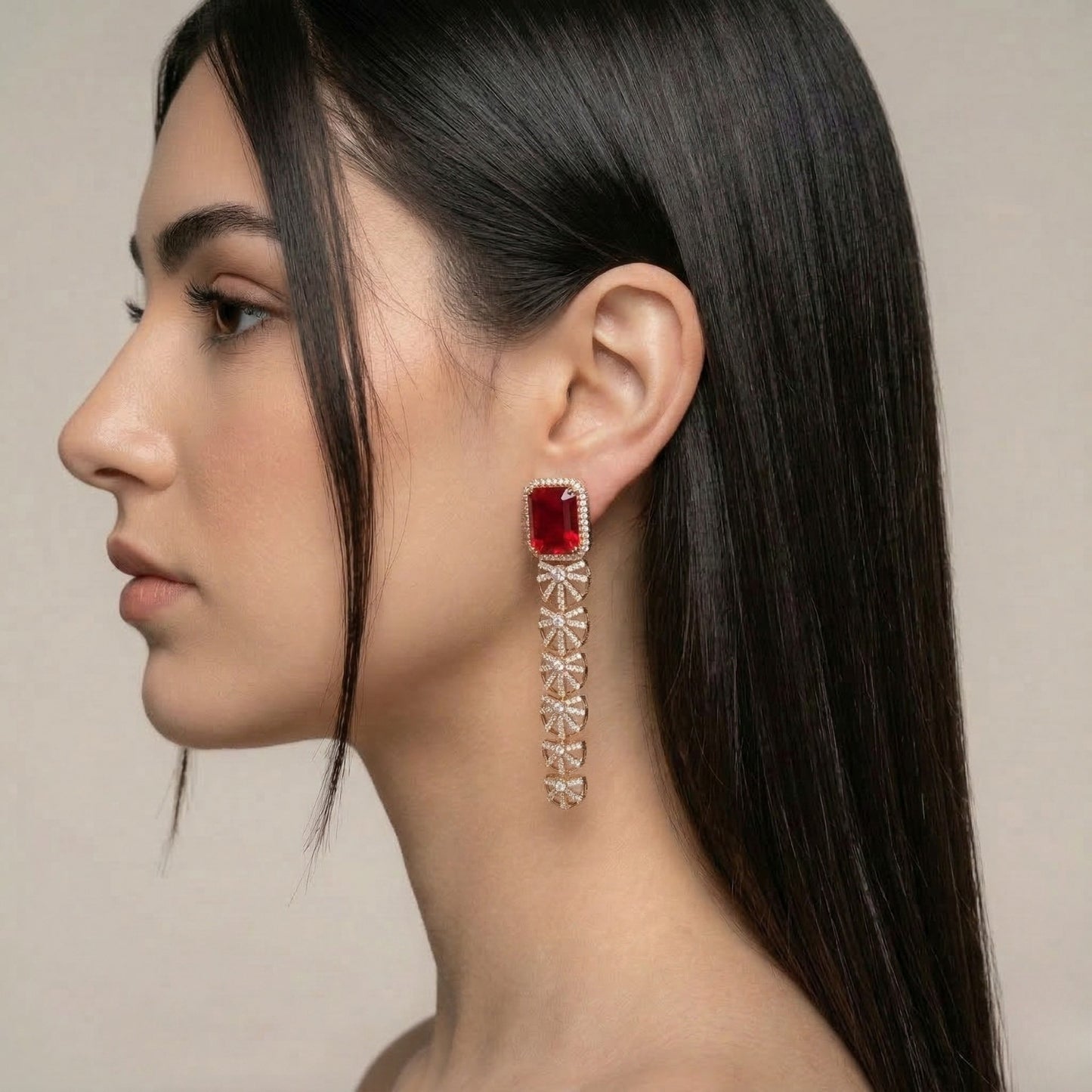 Majestic Filigree Falls Earrings