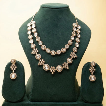 Exquisite Two-Layered Kundan Set