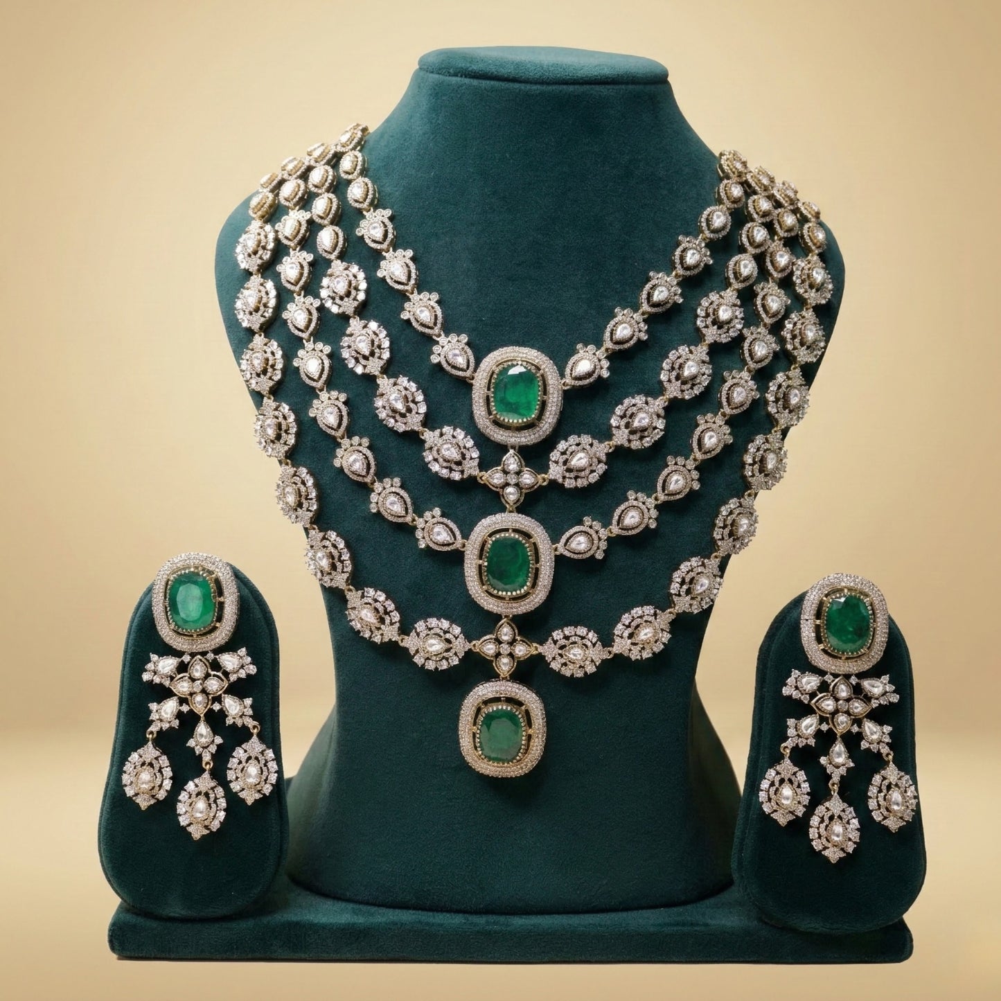 Emerald Rosette Royale Set