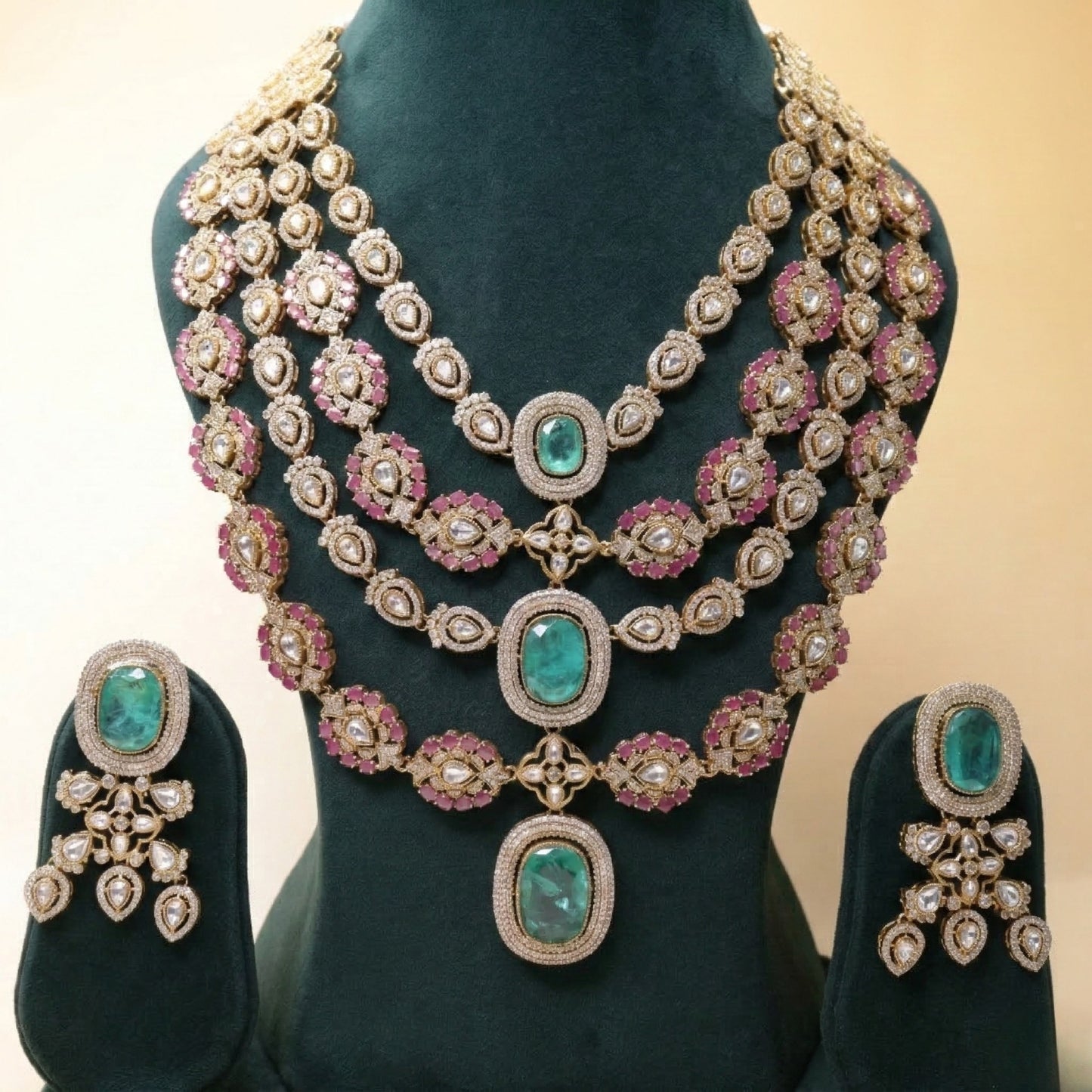 Emerald Rosette Royale Set