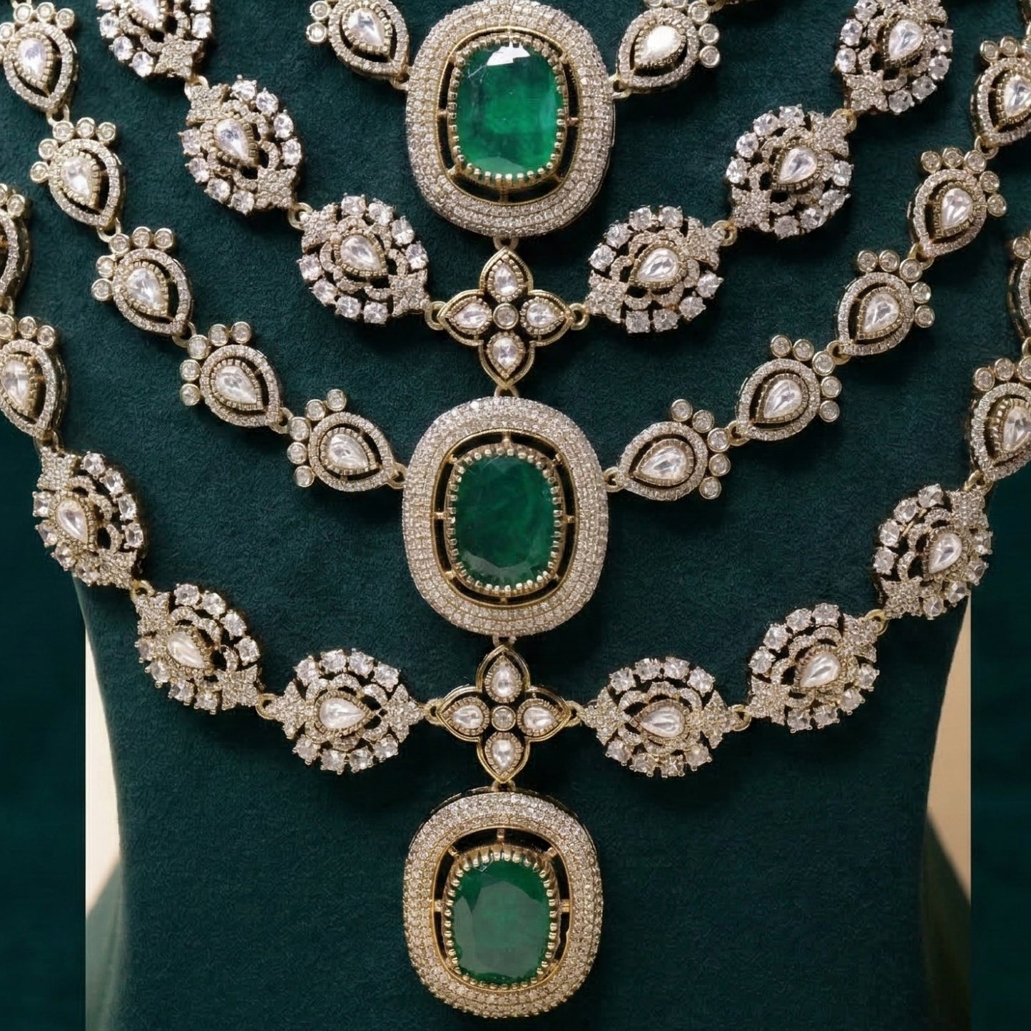 Emerald Rosette Royale Set