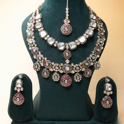 Meher-e-Ruby Cascade Set