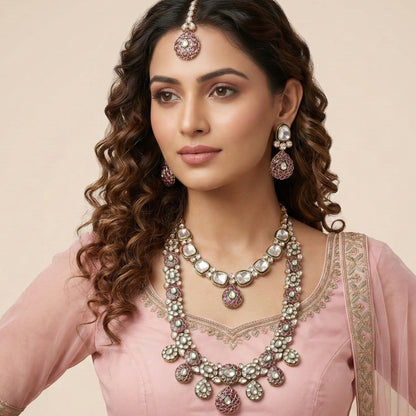 Meher-e-Ruby Cascade Set