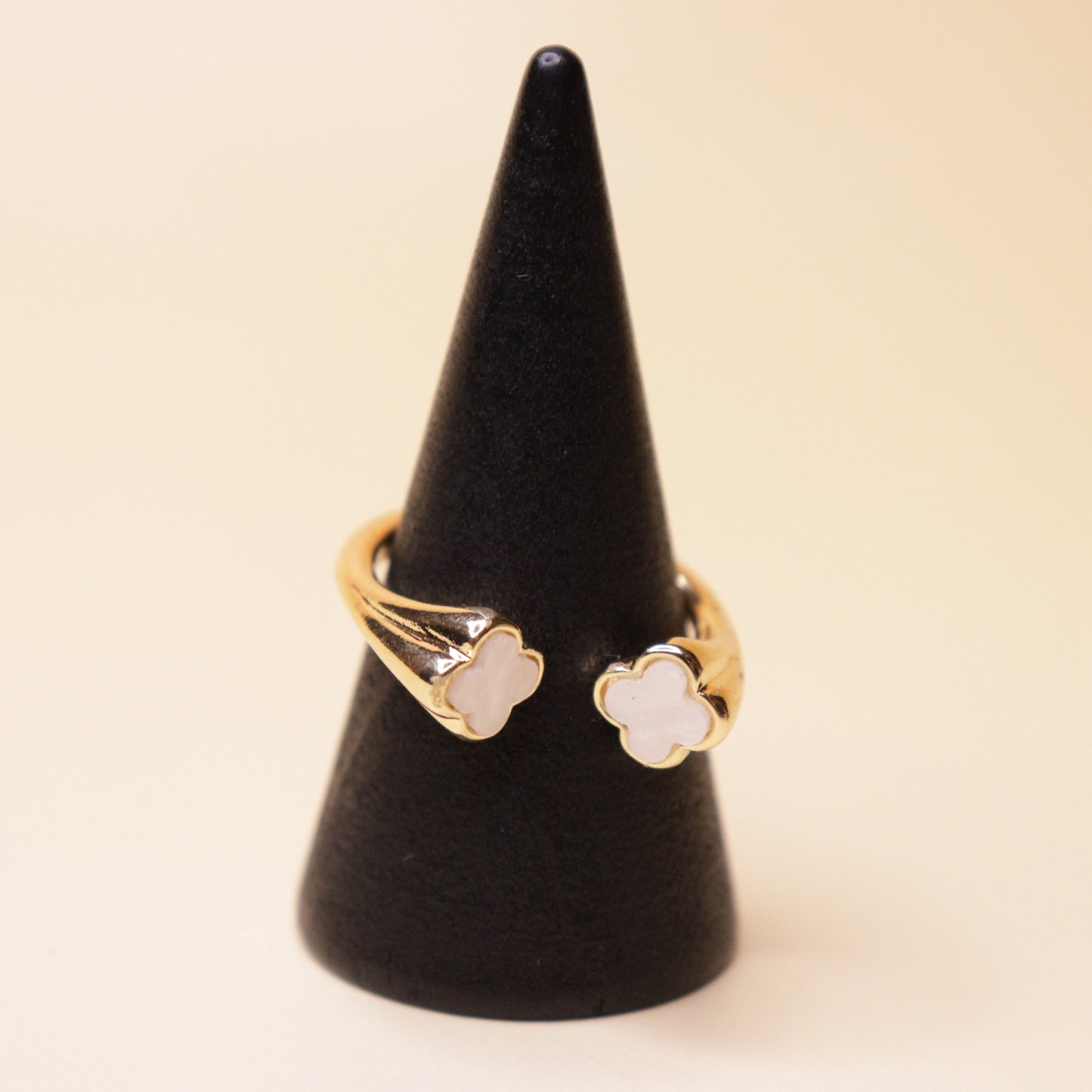 Quatrefoil Cuff Ring