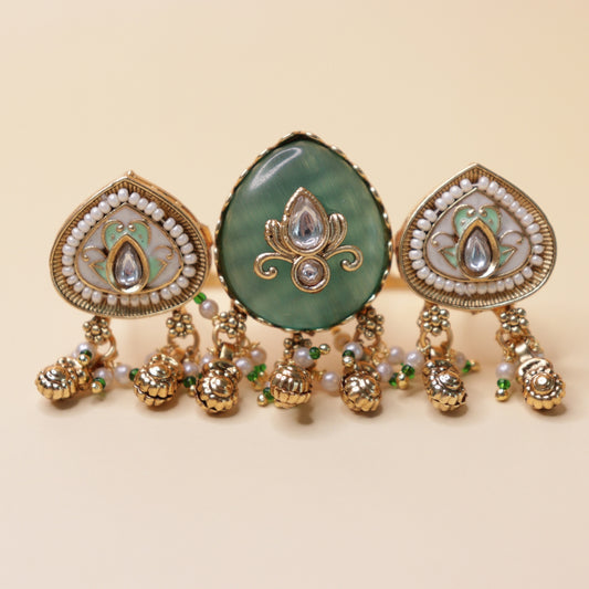 Emerald Veil Heritage Ring