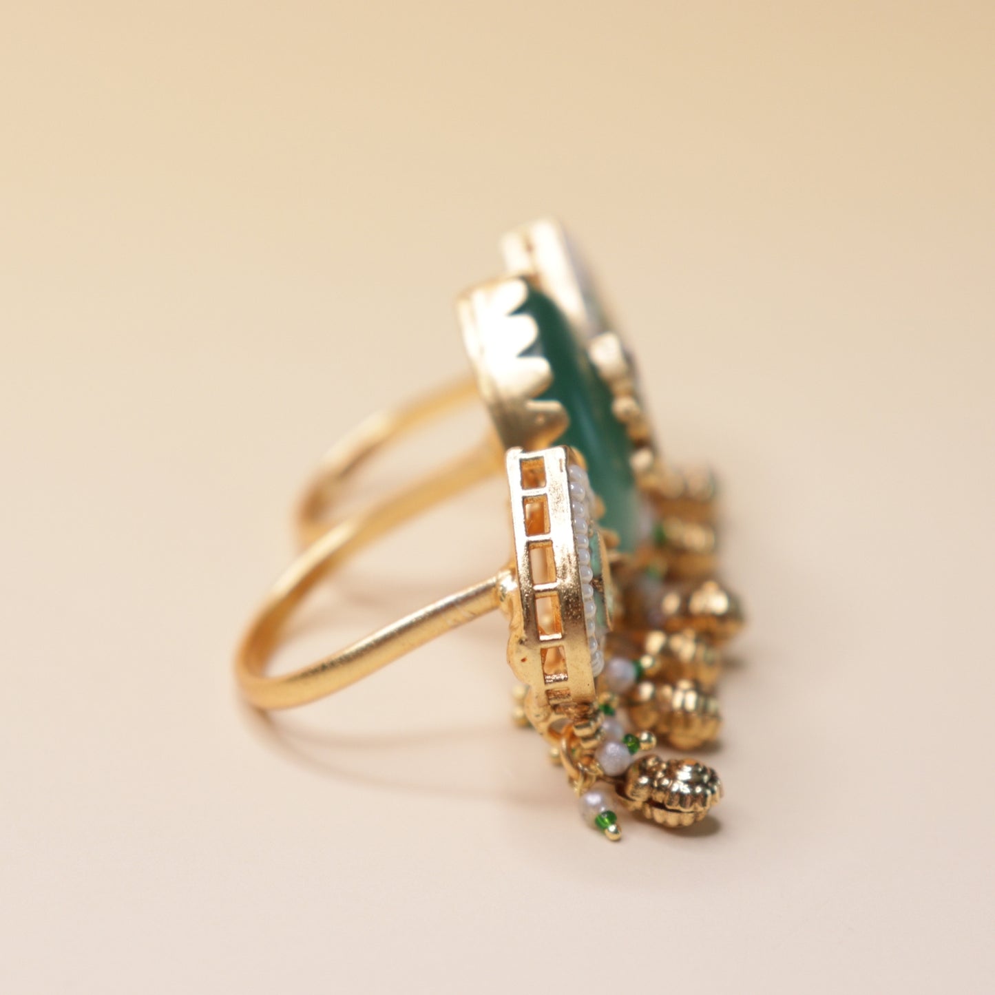 Emerald Veil Heritage Ring