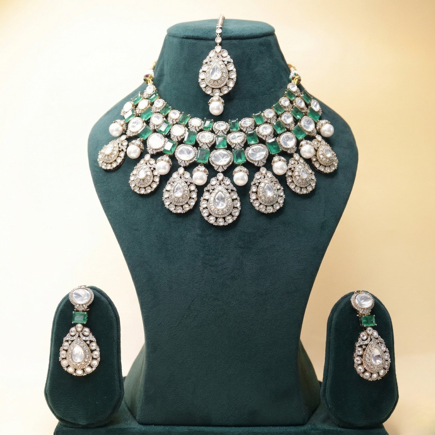 Nawabi Polki Set