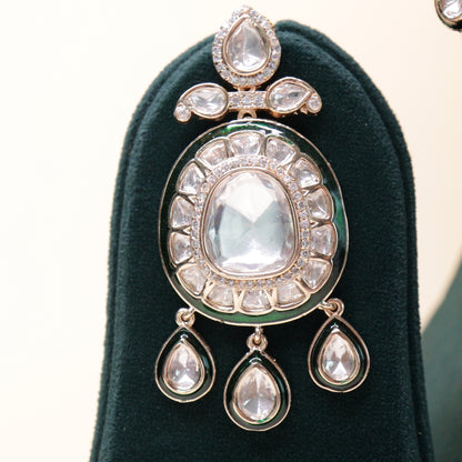 Rajsi Polki Teardrop Set