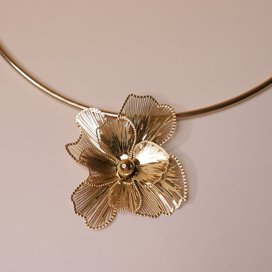 Golden Bloom Choker